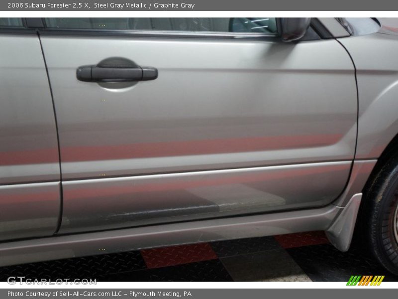 Steel Gray Metallic / Graphite Gray 2006 Subaru Forester 2.5 X