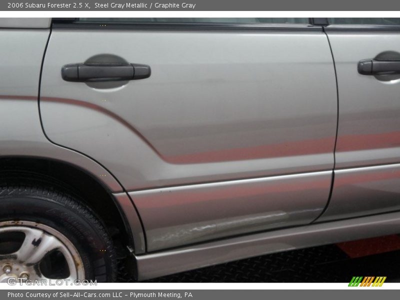 Steel Gray Metallic / Graphite Gray 2006 Subaru Forester 2.5 X