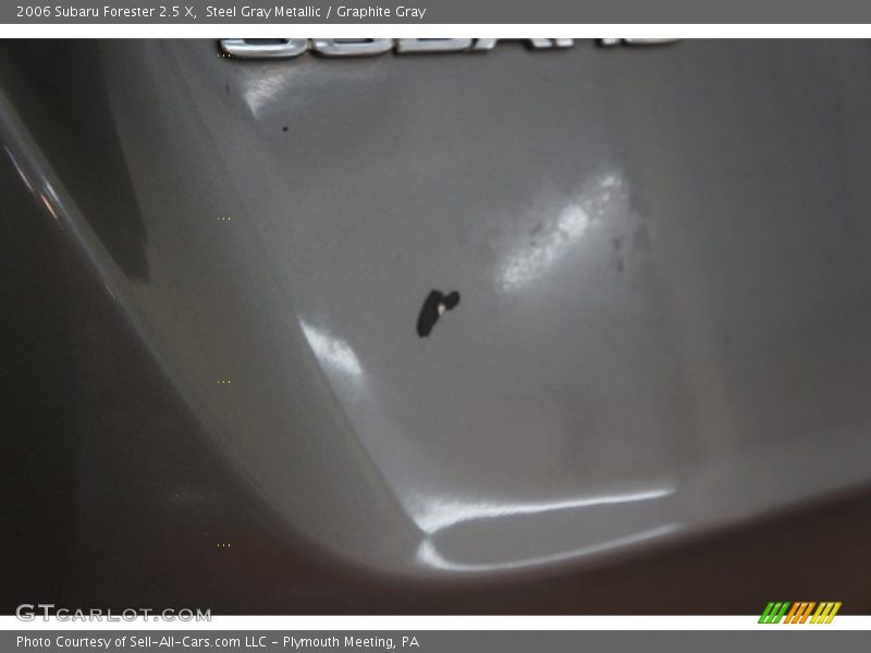 Steel Gray Metallic / Graphite Gray 2006 Subaru Forester 2.5 X