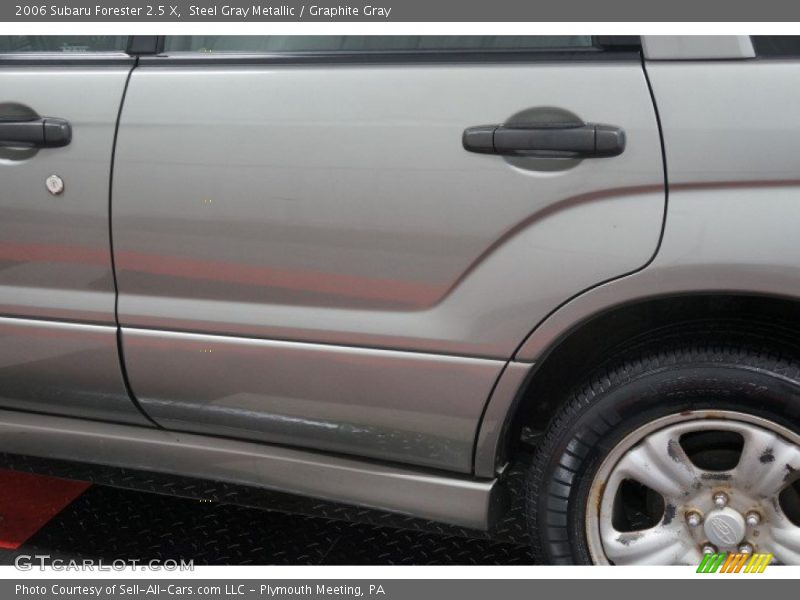 Steel Gray Metallic / Graphite Gray 2006 Subaru Forester 2.5 X