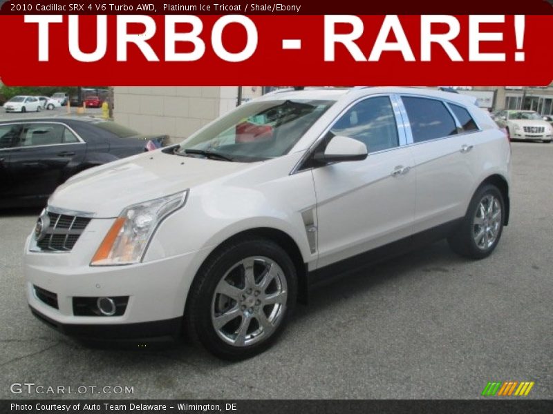 Platinum Ice Tricoat / Shale/Ebony 2010 Cadillac SRX 4 V6 Turbo AWD