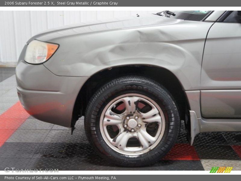 Steel Gray Metallic / Graphite Gray 2006 Subaru Forester 2.5 X