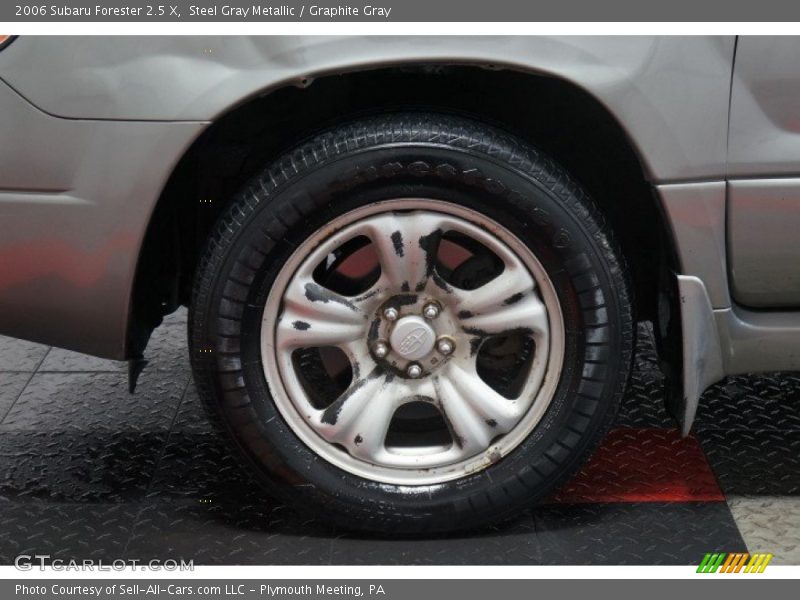 Steel Gray Metallic / Graphite Gray 2006 Subaru Forester 2.5 X