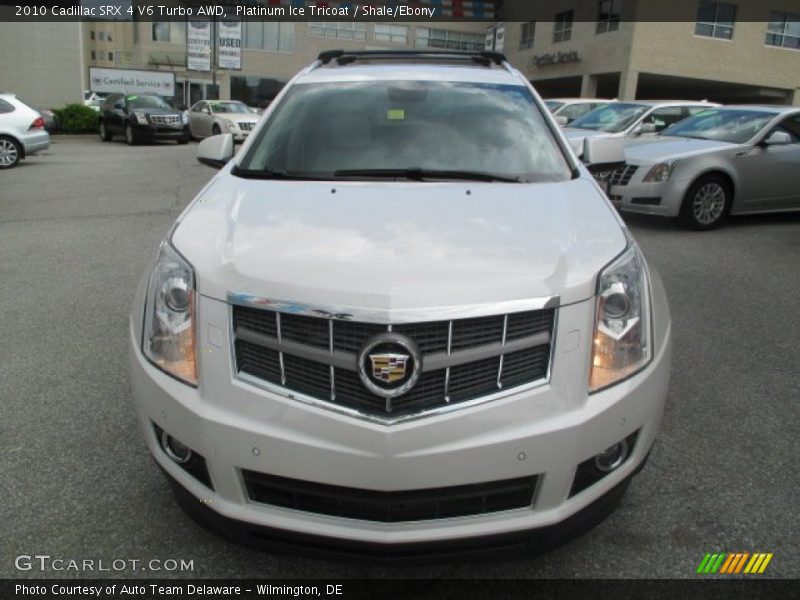 Platinum Ice Tricoat / Shale/Ebony 2010 Cadillac SRX 4 V6 Turbo AWD
