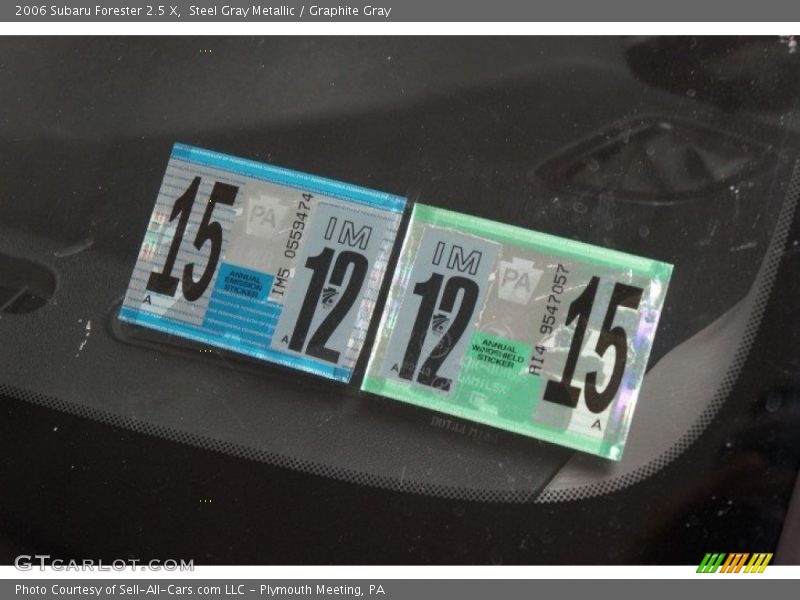 Steel Gray Metallic / Graphite Gray 2006 Subaru Forester 2.5 X