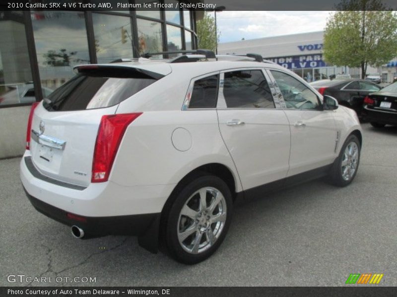 Platinum Ice Tricoat / Shale/Ebony 2010 Cadillac SRX 4 V6 Turbo AWD