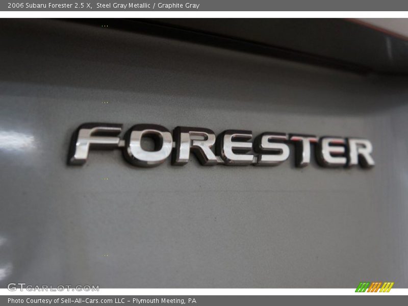 Steel Gray Metallic / Graphite Gray 2006 Subaru Forester 2.5 X