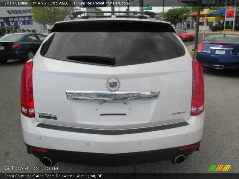 Platinum Ice Tricoat / Shale/Ebony 2010 Cadillac SRX 4 V6 Turbo AWD