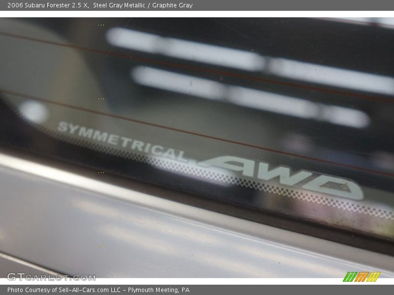 Steel Gray Metallic / Graphite Gray 2006 Subaru Forester 2.5 X
