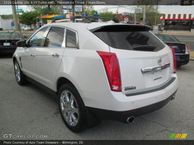 Platinum Ice Tricoat / Shale/Ebony 2010 Cadillac SRX 4 V6 Turbo AWD