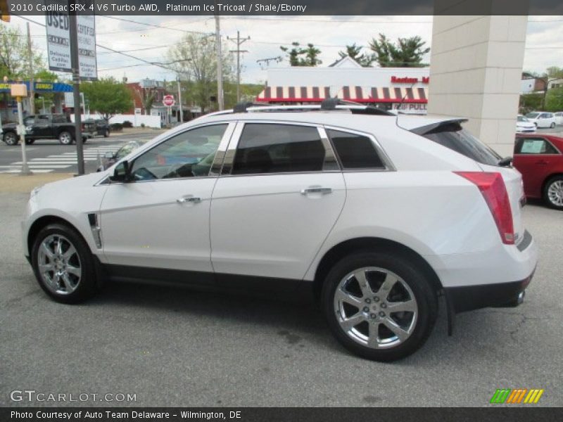 Platinum Ice Tricoat / Shale/Ebony 2010 Cadillac SRX 4 V6 Turbo AWD