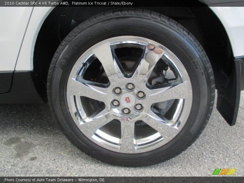 Platinum Ice Tricoat / Shale/Ebony 2010 Cadillac SRX 4 V6 Turbo AWD