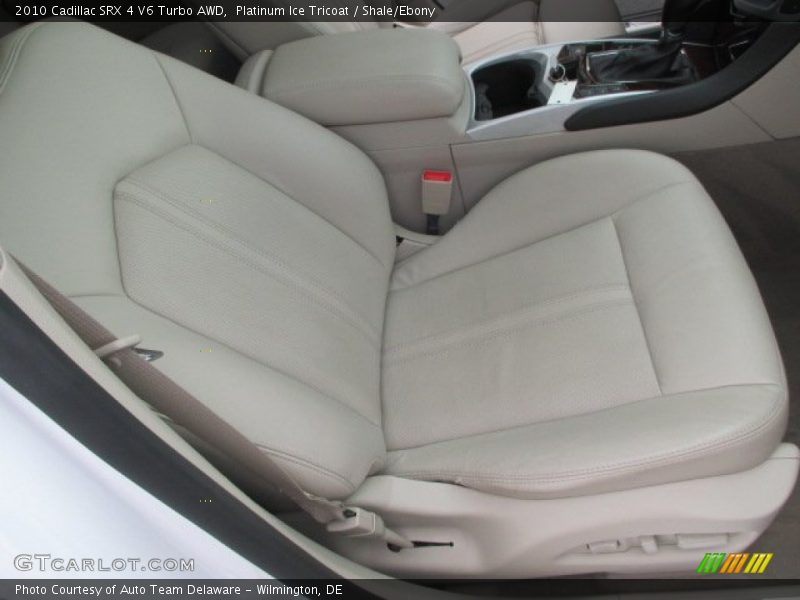 Platinum Ice Tricoat / Shale/Ebony 2010 Cadillac SRX 4 V6 Turbo AWD
