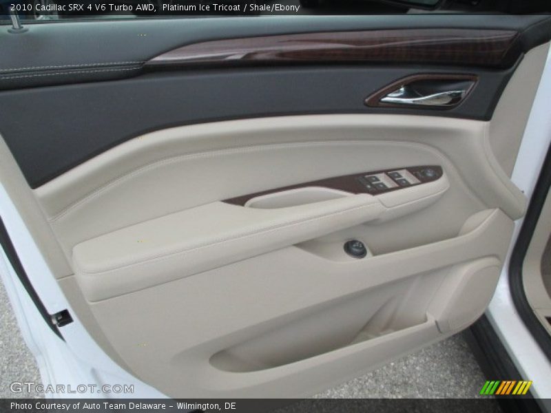 Platinum Ice Tricoat / Shale/Ebony 2010 Cadillac SRX 4 V6 Turbo AWD