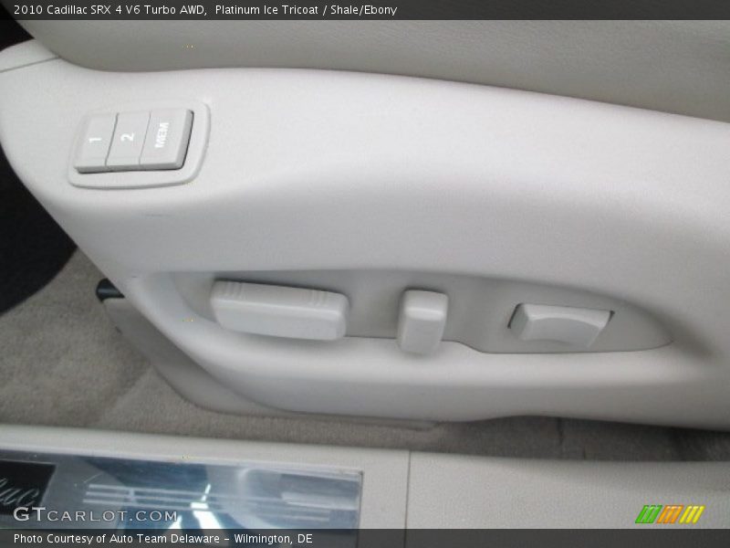 Platinum Ice Tricoat / Shale/Ebony 2010 Cadillac SRX 4 V6 Turbo AWD