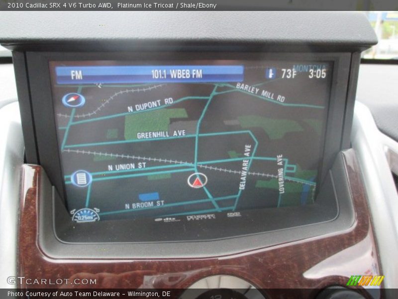 Platinum Ice Tricoat / Shale/Ebony 2010 Cadillac SRX 4 V6 Turbo AWD