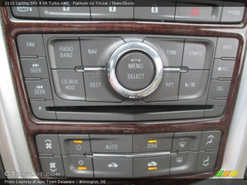 Platinum Ice Tricoat / Shale/Ebony 2010 Cadillac SRX 4 V6 Turbo AWD