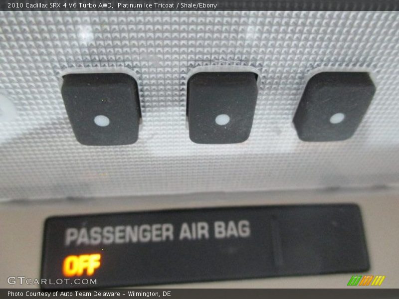 Platinum Ice Tricoat / Shale/Ebony 2010 Cadillac SRX 4 V6 Turbo AWD