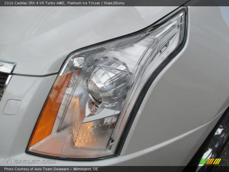 Platinum Ice Tricoat / Shale/Ebony 2010 Cadillac SRX 4 V6 Turbo AWD