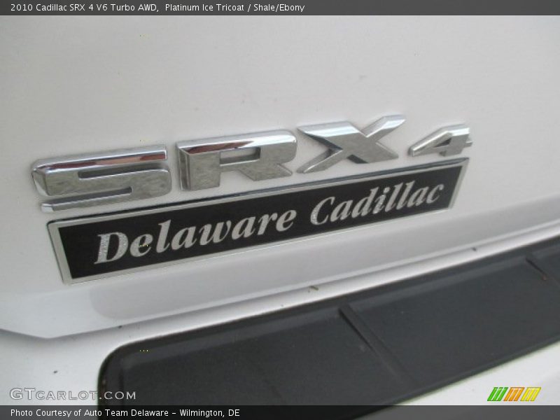 Platinum Ice Tricoat / Shale/Ebony 2010 Cadillac SRX 4 V6 Turbo AWD