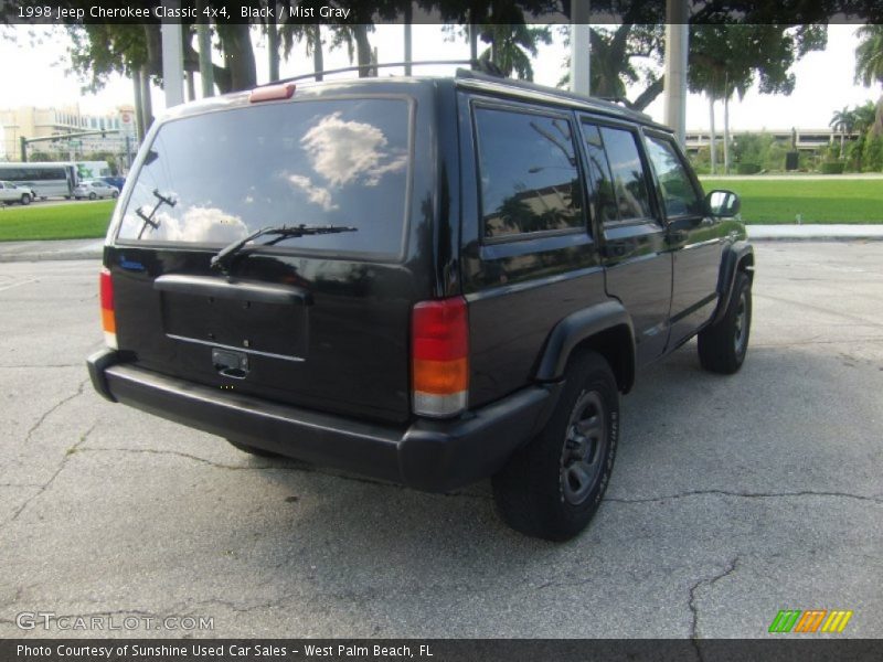 Black / Mist Gray 1998 Jeep Cherokee Classic 4x4