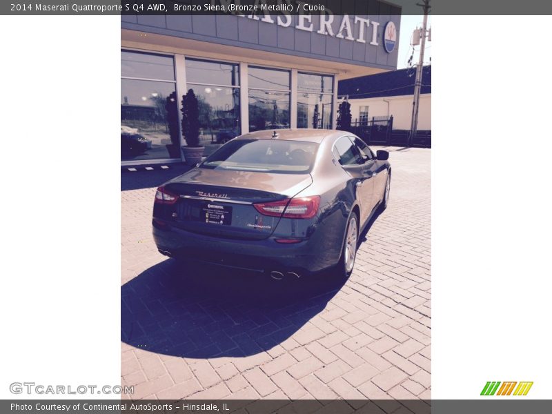 Bronzo Siena (Bronze Metallic) / Cuoio 2014 Maserati Quattroporte S Q4 AWD