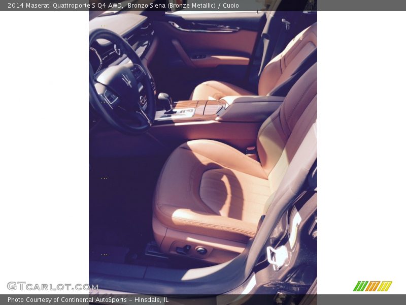 Bronzo Siena (Bronze Metallic) / Cuoio 2014 Maserati Quattroporte S Q4 AWD