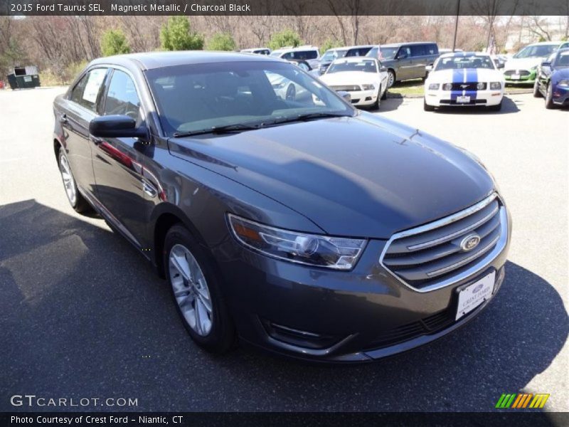 Magnetic Metallic / Charcoal Black 2015 Ford Taurus SEL