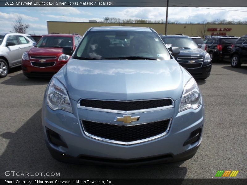 Silver Topaz Metallic / Jet Black 2015 Chevrolet Equinox LS