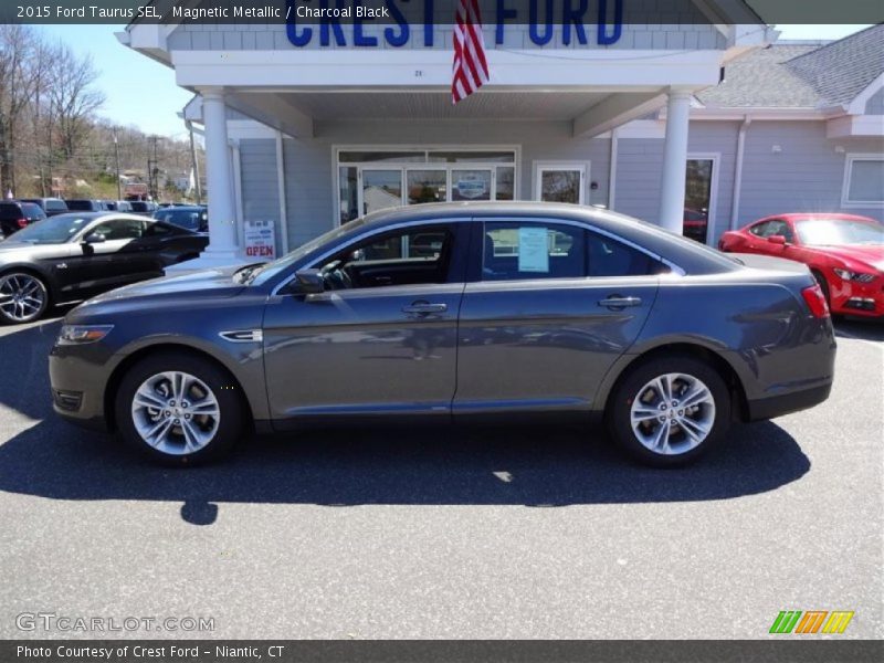 Magnetic Metallic / Charcoal Black 2015 Ford Taurus SEL