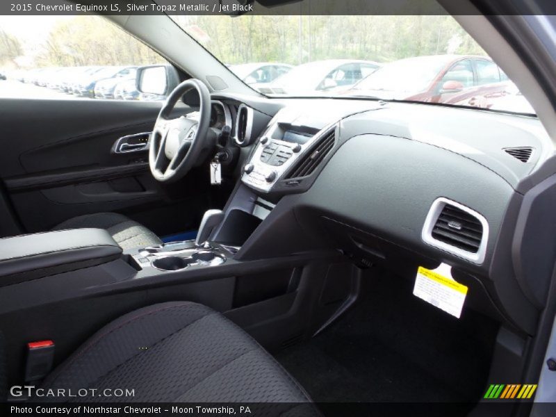 Silver Topaz Metallic / Jet Black 2015 Chevrolet Equinox LS