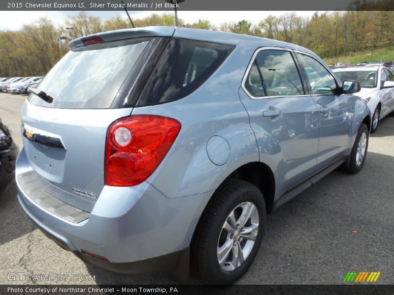 Silver Topaz Metallic / Jet Black 2015 Chevrolet Equinox LS
