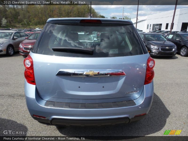 Silver Topaz Metallic / Jet Black 2015 Chevrolet Equinox LS