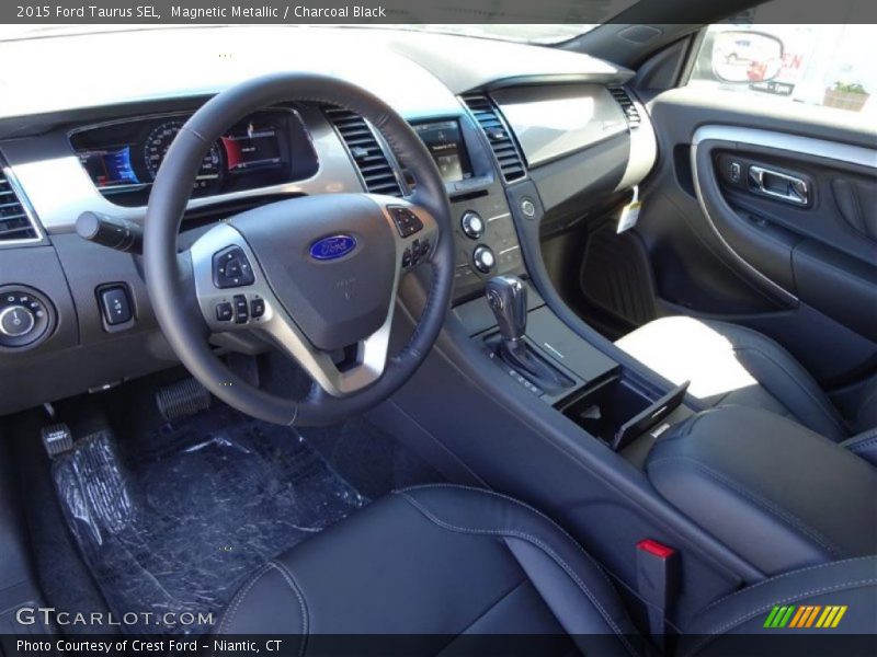 Magnetic Metallic / Charcoal Black 2015 Ford Taurus SEL