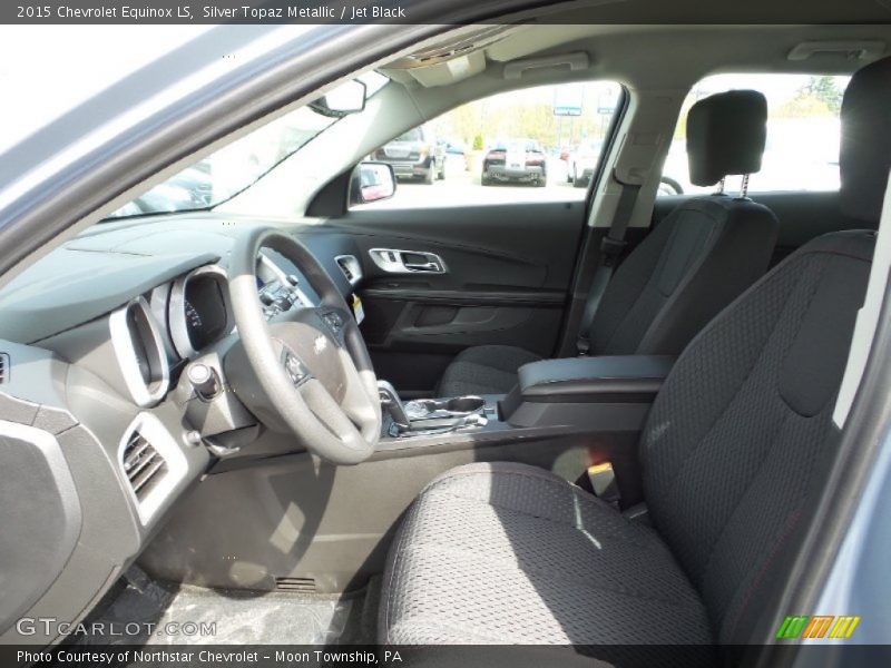 Silver Topaz Metallic / Jet Black 2015 Chevrolet Equinox LS