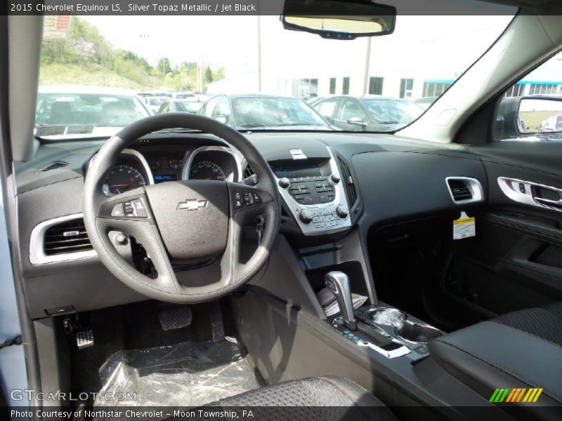 Silver Topaz Metallic / Jet Black 2015 Chevrolet Equinox LS