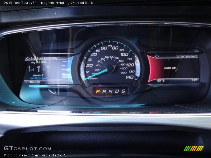 Magnetic Metallic / Charcoal Black 2015 Ford Taurus SEL