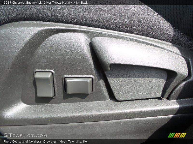 Silver Topaz Metallic / Jet Black 2015 Chevrolet Equinox LS