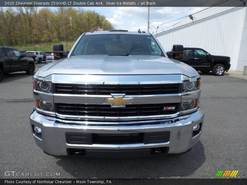 Silver Ice Metallic / Jet Black 2015 Chevrolet Silverado 2500HD LT Double Cab 4x4
