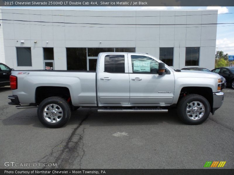 Silver Ice Metallic / Jet Black 2015 Chevrolet Silverado 2500HD LT Double Cab 4x4