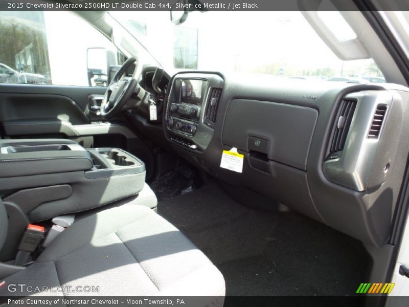 Silver Ice Metallic / Jet Black 2015 Chevrolet Silverado 2500HD LT Double Cab 4x4
