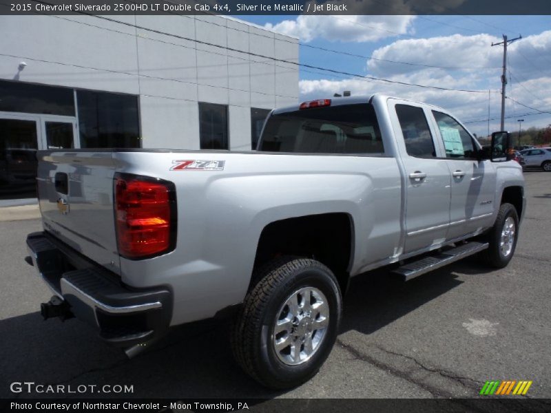 Silver Ice Metallic / Jet Black 2015 Chevrolet Silverado 2500HD LT Double Cab 4x4