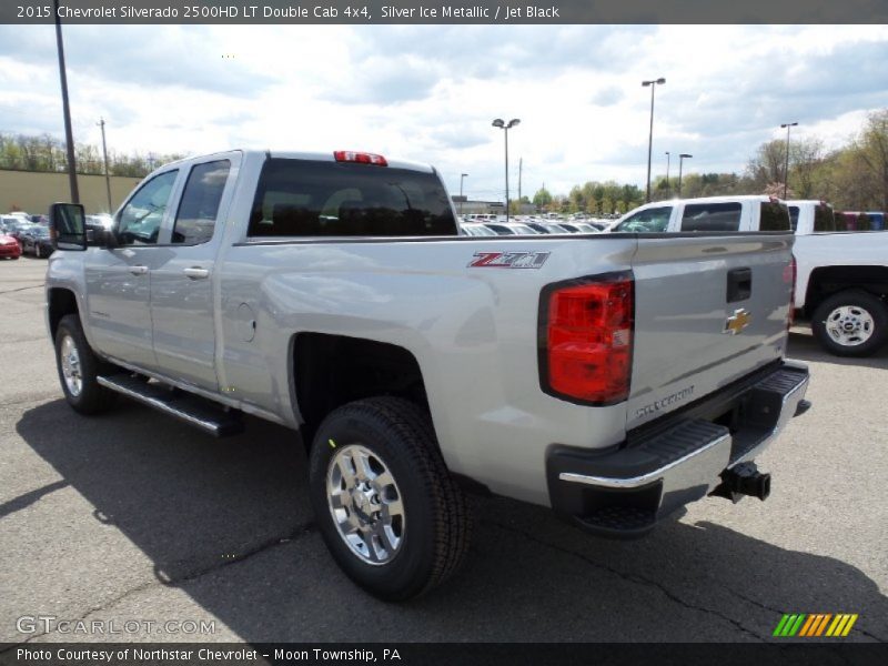 Silver Ice Metallic / Jet Black 2015 Chevrolet Silverado 2500HD LT Double Cab 4x4