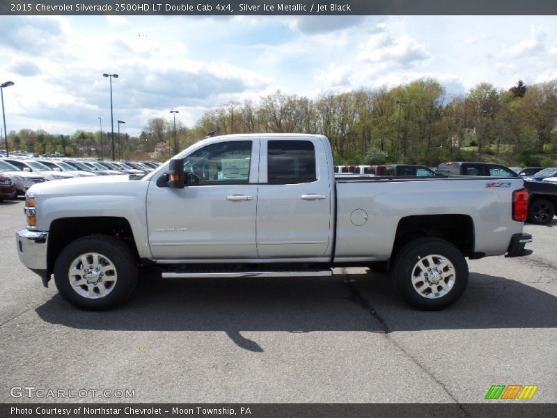 Silver Ice Metallic / Jet Black 2015 Chevrolet Silverado 2500HD LT Double Cab 4x4