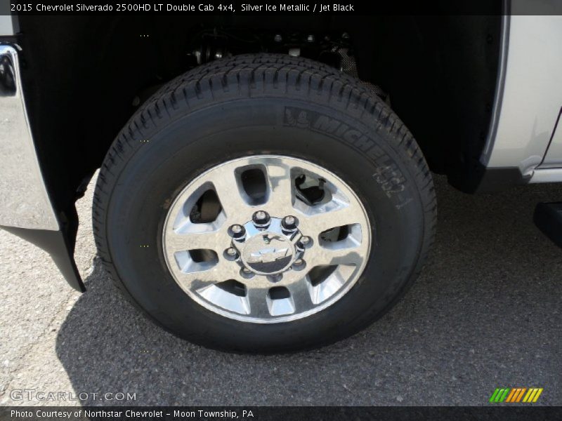 Silver Ice Metallic / Jet Black 2015 Chevrolet Silverado 2500HD LT Double Cab 4x4
