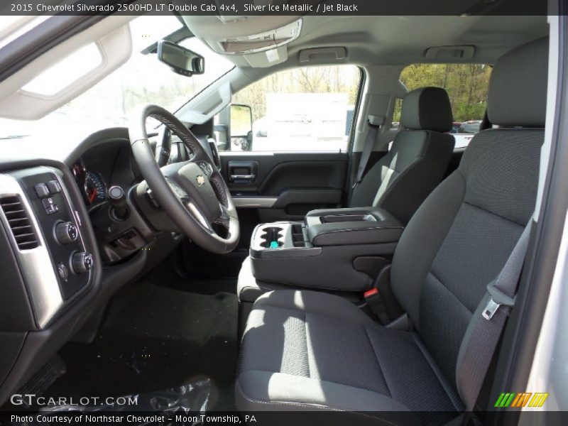 Silver Ice Metallic / Jet Black 2015 Chevrolet Silverado 2500HD LT Double Cab 4x4