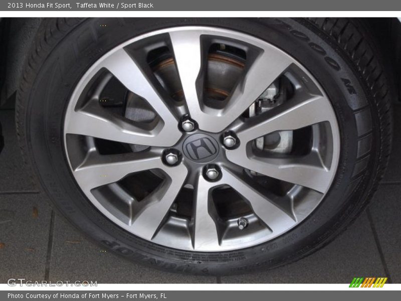 Taffeta White / Sport Black 2013 Honda Fit Sport