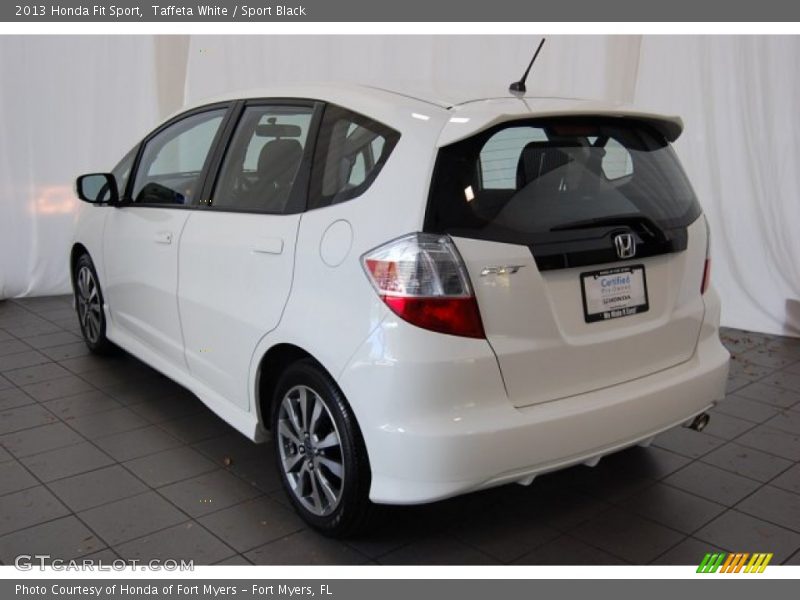Taffeta White / Sport Black 2013 Honda Fit Sport