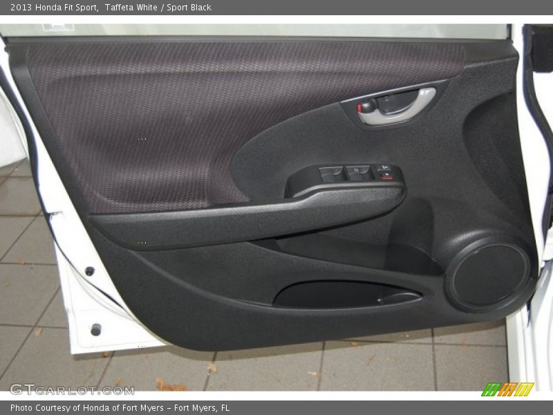 Taffeta White / Sport Black 2013 Honda Fit Sport