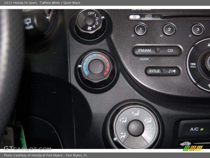 Taffeta White / Sport Black 2013 Honda Fit Sport